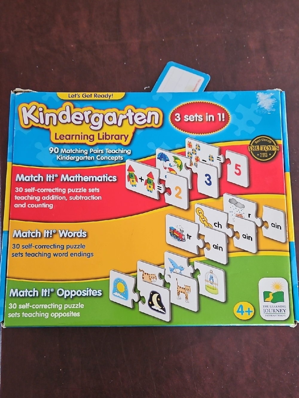 Kindergarten Learning Library- Math,Spelling   Age 4+